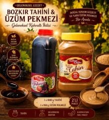 SABIROĞLU BOZKIR TAHİNİ 1000 GR & SABIROĞLU ÜZÜM PEKMEZİ 950 GR