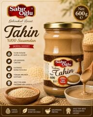 SABIROĞLU BOZKIR TAHİNİ NET 600 GR KAVANOZ