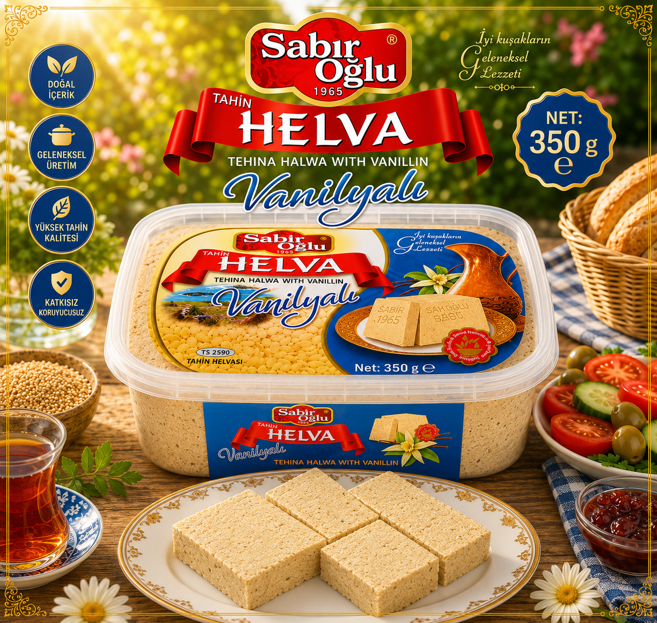 SABIROĞLU VANİLYALI HELVA 350 GR