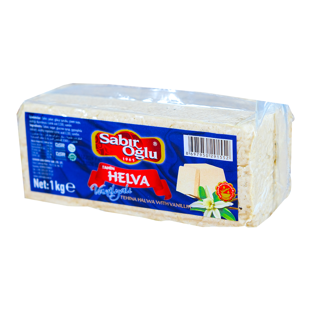 SABIROĞLU VANİLYALI HELVA 1000 GR KASE
