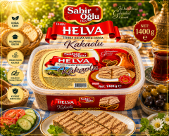 SABIROĞLU KAKAOLU HELVA 1400 GR