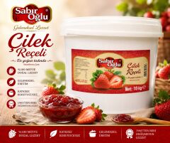 SABIROĞLU ÇİLEK REÇELİ NET 10 KG