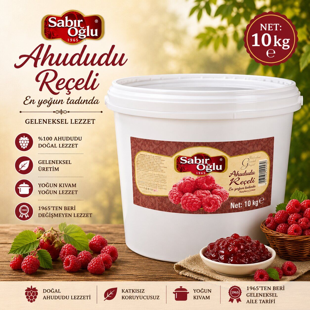 SABIROĞLU AHUDUDU REÇELİ NET 10 KG
