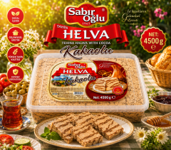SABIROĞLU KAKAOLU HELVA 4500 GR