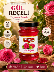 SABIROĞLU GÜL REÇELİ NET 360 GR KAVANOZ