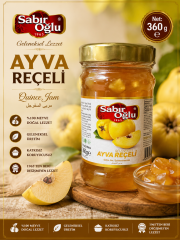 SABIROĞLU AYVA REÇELİ NET 360 GR KAVANOZ