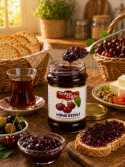 SABIROĞLU VİŞNE REÇELİ NET 360 GR KAVANOZ