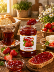 SABIROĞLU ÇİLEK REÇELİ NET 360 GR KAVANOZ