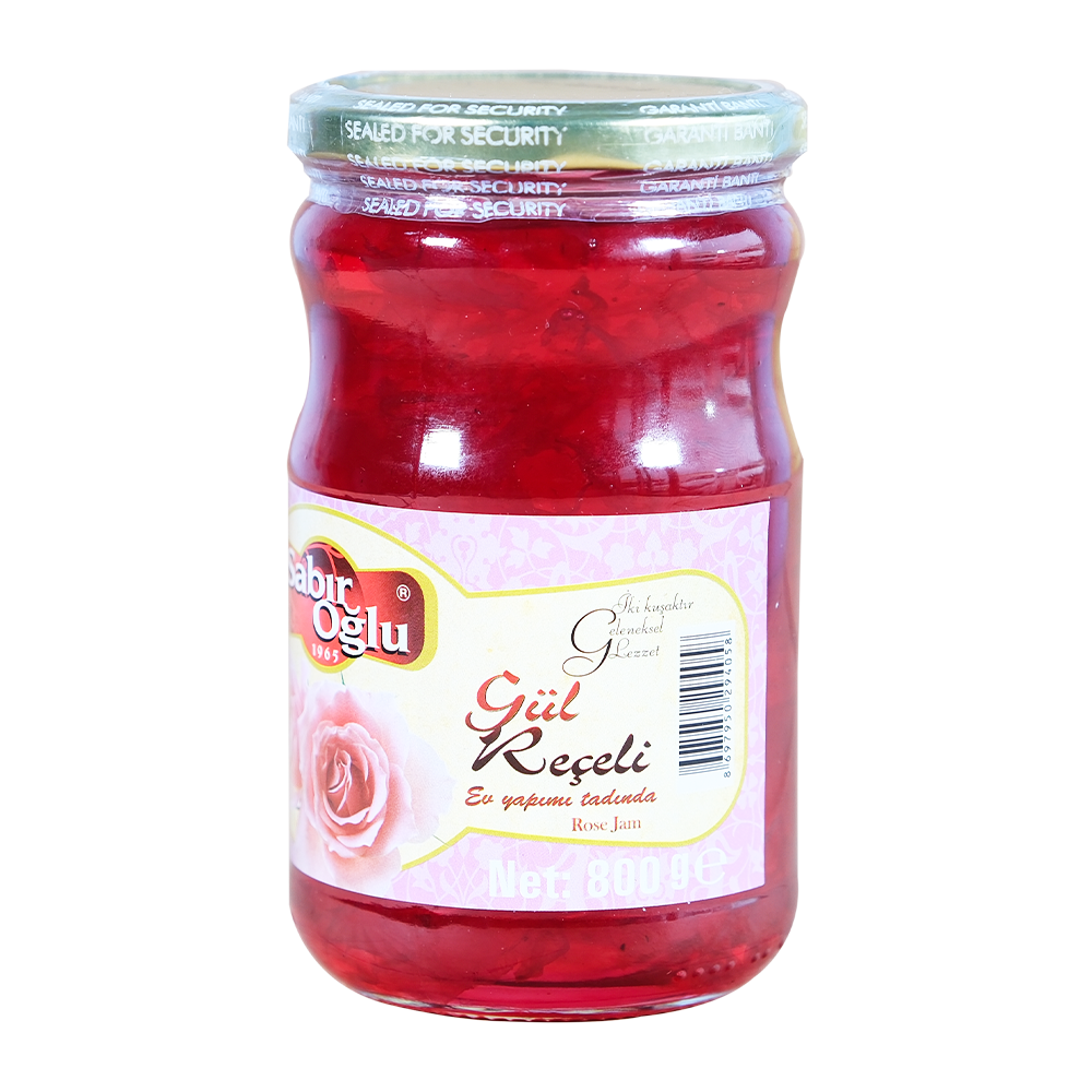SABIROĞLU GÜL REÇELİ NET 800 GR KAVANOZ