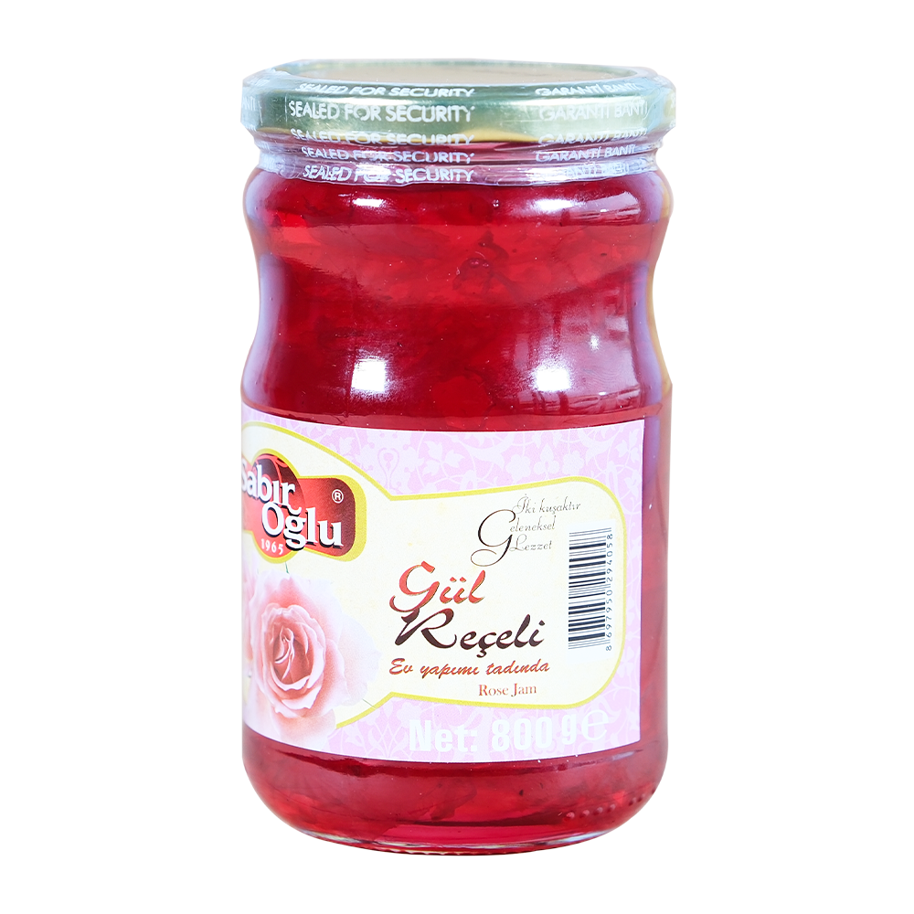 SABIROĞLU GÜL REÇELİ NET 800 GR KAVANOZ