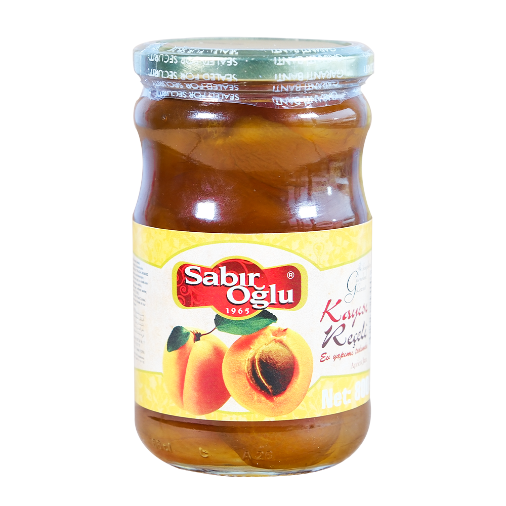 SABIROĞLU KAYISI REÇELİ NET 800 GR KAVANOZ