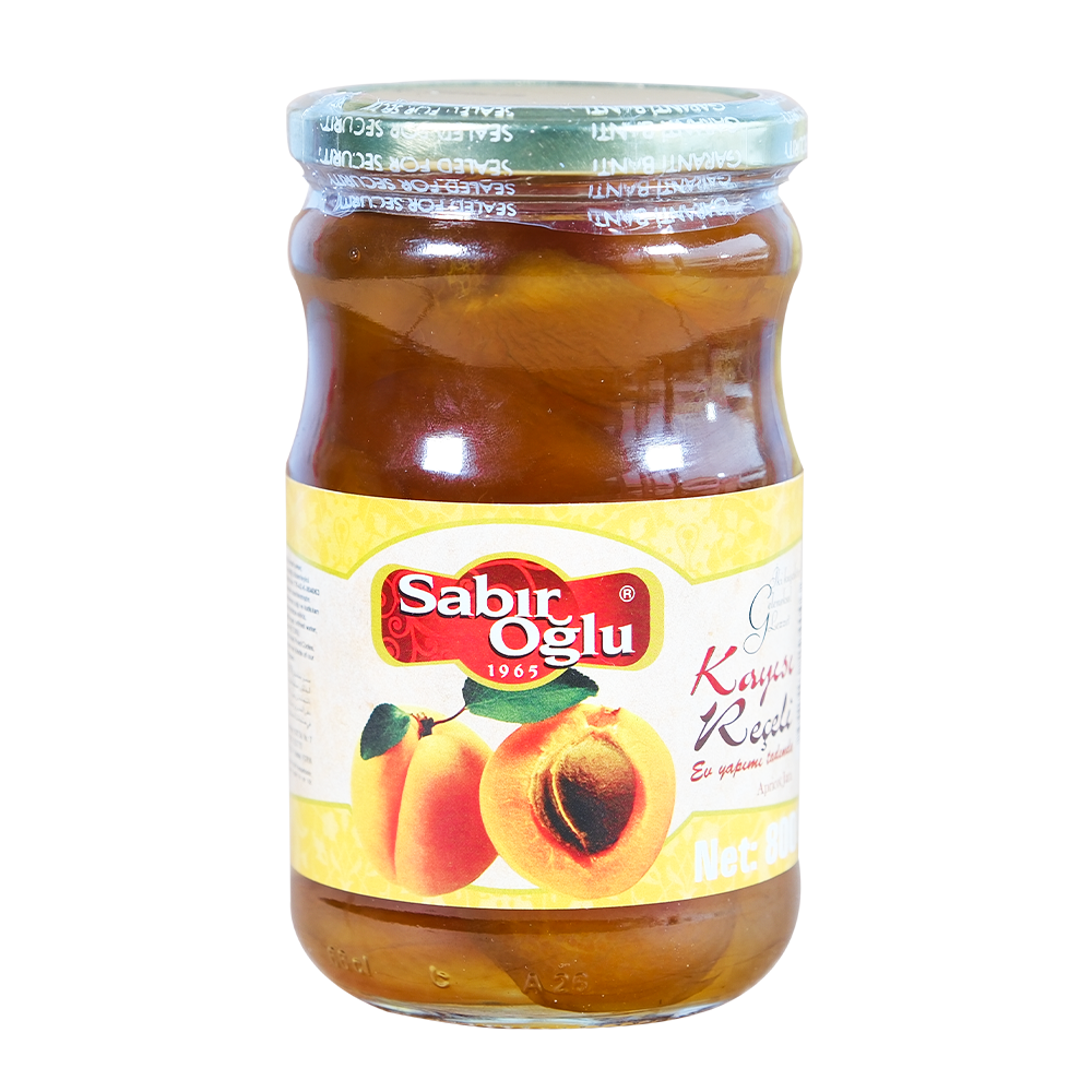 SABIROĞLU KAYISI REÇELİ NET 800 GR KAVANOZ