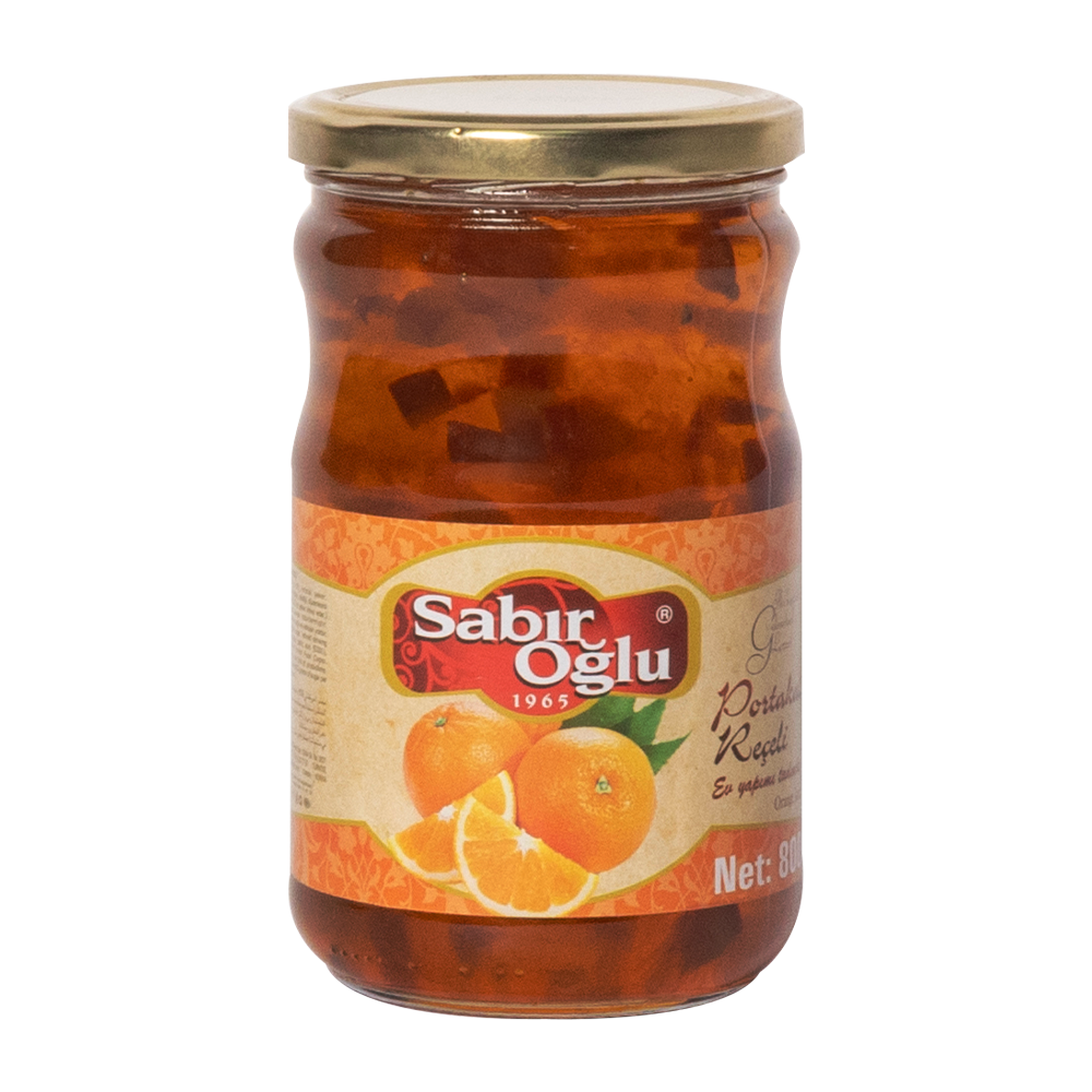 SABIROĞLU PORTAKAL REÇELİ NET 800 GR KAVANOZ