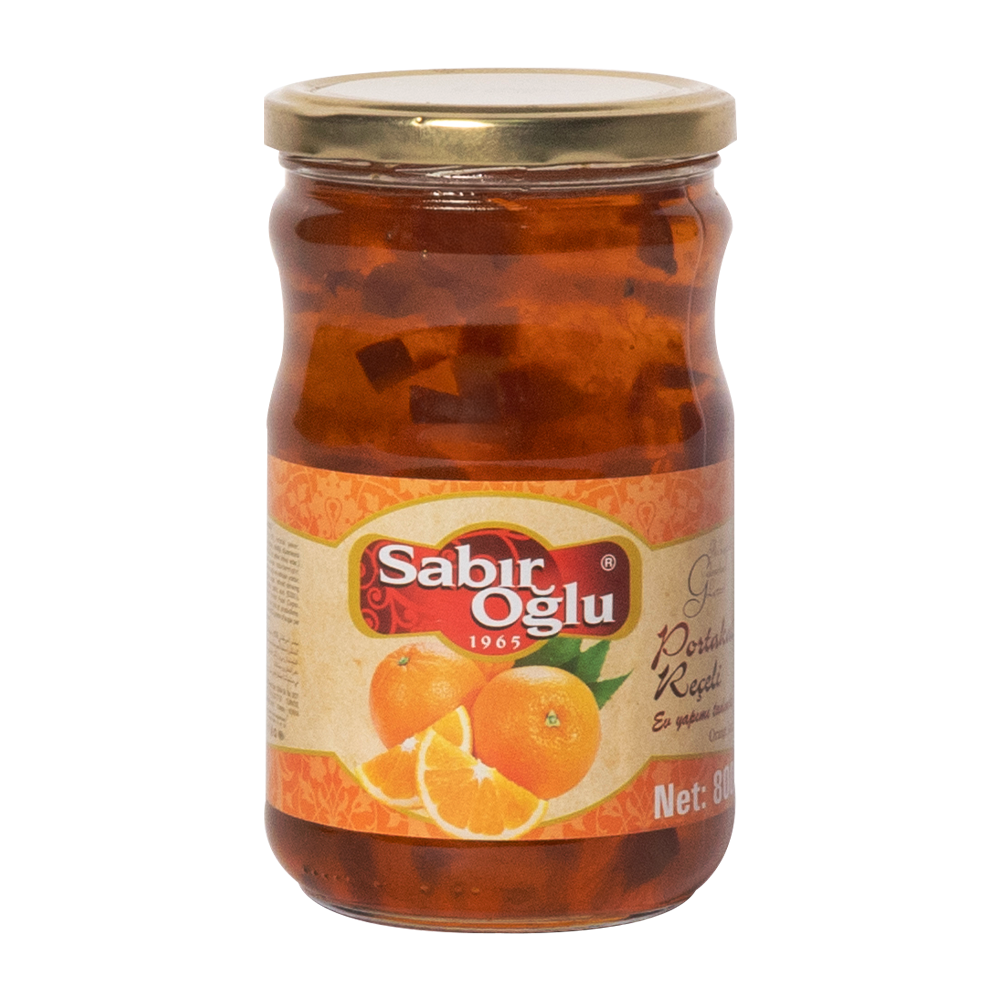 SABIROĞLU PORTAKAL REÇELİ NET 800 GR KAVANOZ