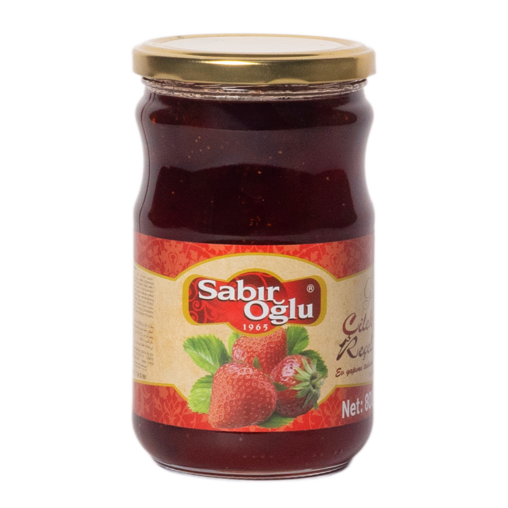 SABIROĞLU ÇİLEK REÇELİ NET 800 GR KAVANOZ
