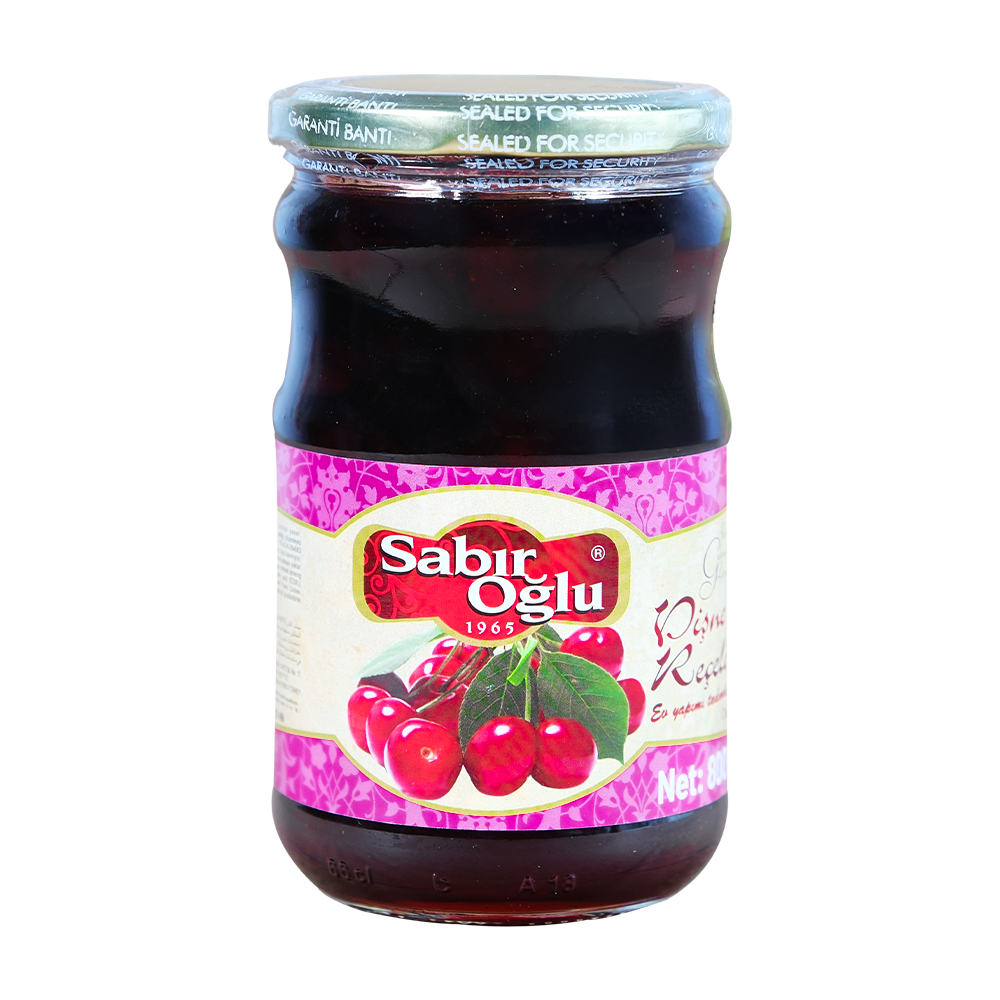 SABIROĞLU VİŞNE REÇELİ NET 800 GR KAVANOZ