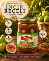 SABIROĞLU İNCİR REÇELİ NET 800 GR KAVANOZ
