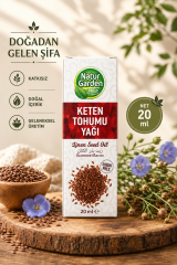 Natur Garden Keten Tohumu Yağı 20 ML