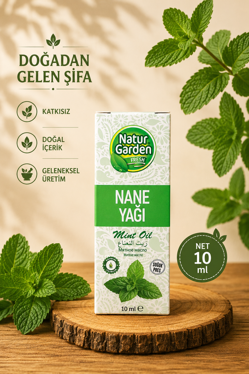Natur Garden Nane Yağı 10 ML