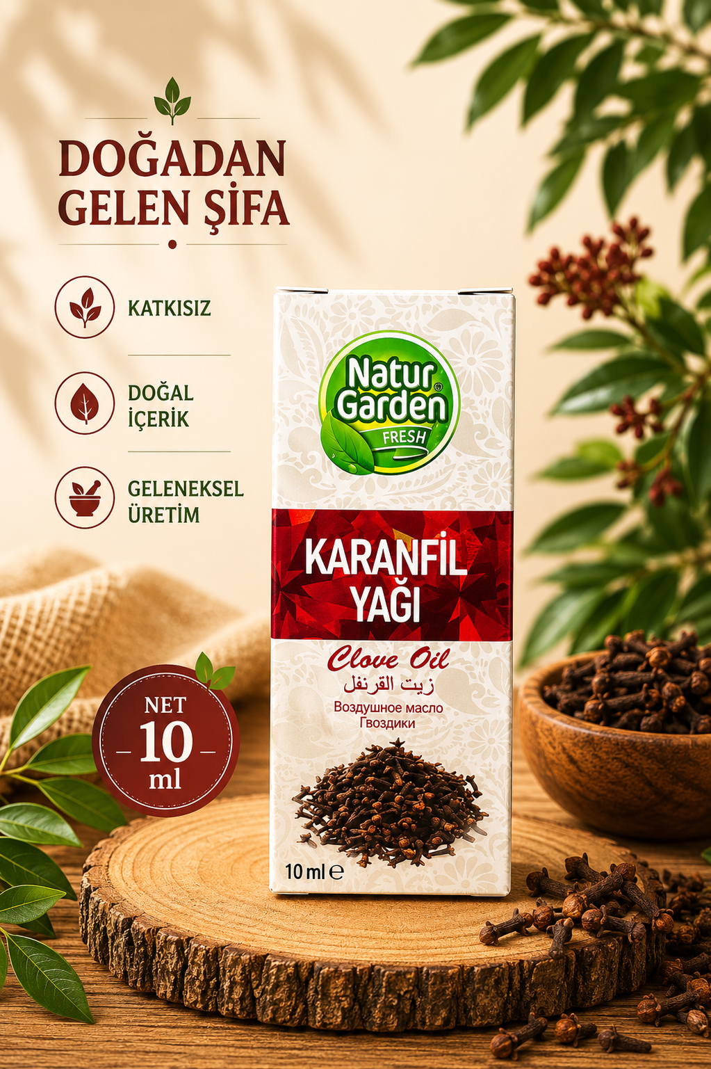 Natur Garden Karanfil Yağı 10 ML