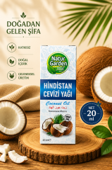 Natur Garden Hindistan Cevizi Yağı 20 ML
