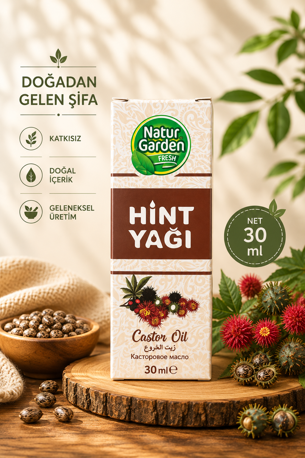 Natur Garden Hint Yağı 30 ML