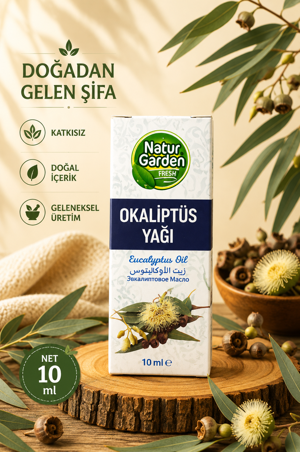 Natur Garden Okaliptus Yağı 10 ML