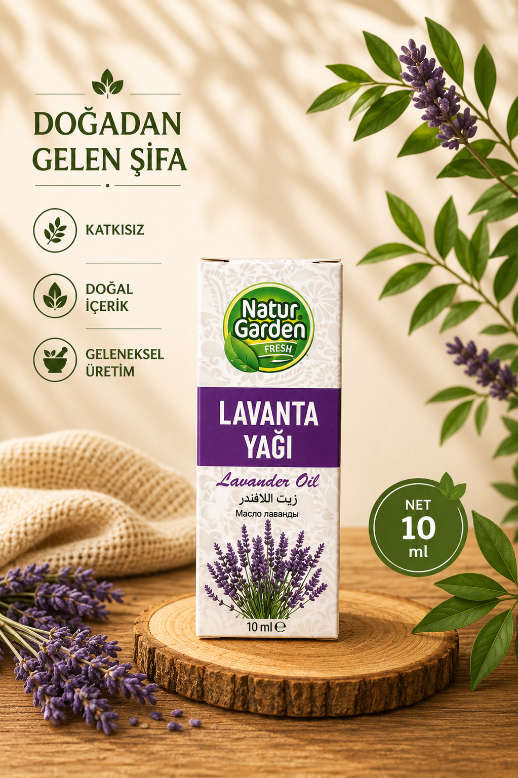 Natur Garden Lavanta Yağı 10 ML