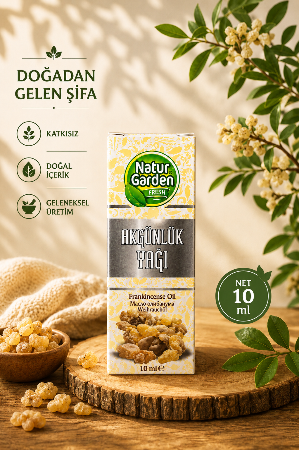 Natur Garden Akgünlük Yağı 10 ML