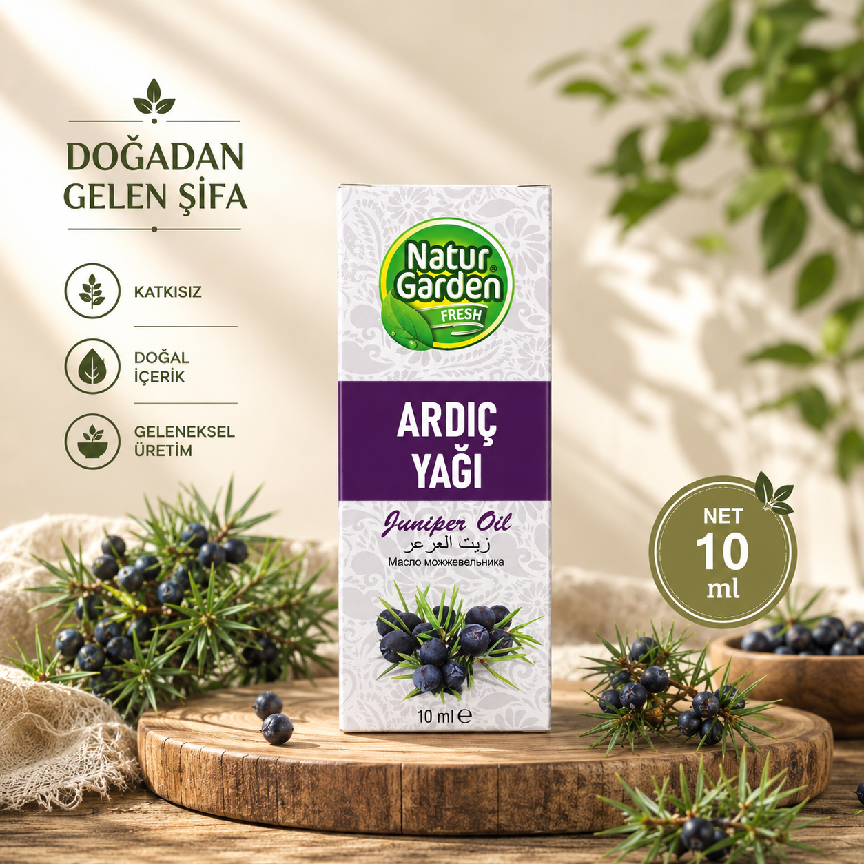 Natur Garden Ardıç Yağı 10 ML
