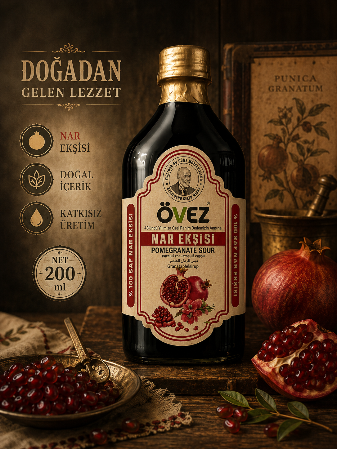 ÖVEZ Nar Ekşisi 200 ml