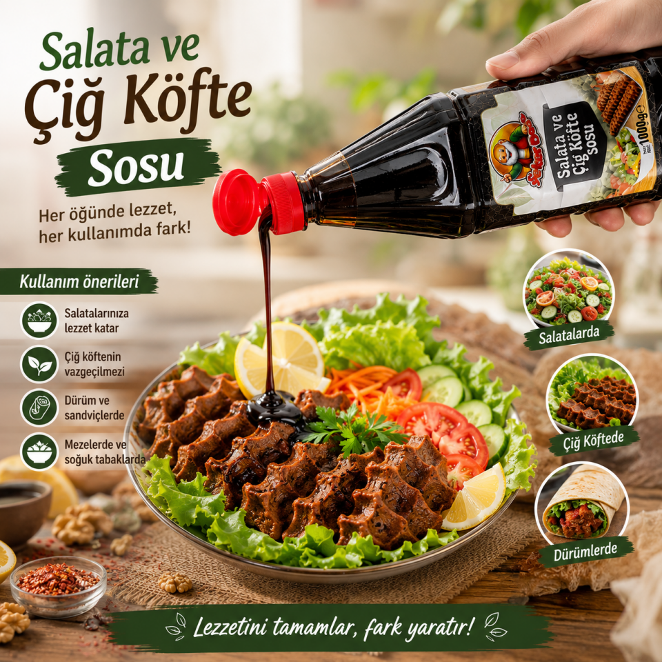 Salata Ve Çiğ Köfte Sosu 1000 Gr