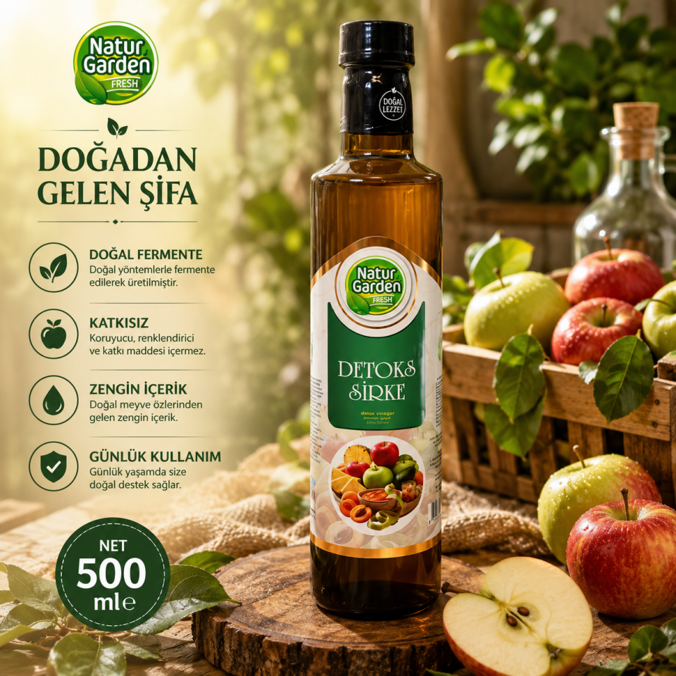 Natur Garden Fresh Detoks Sirke – 500 ml