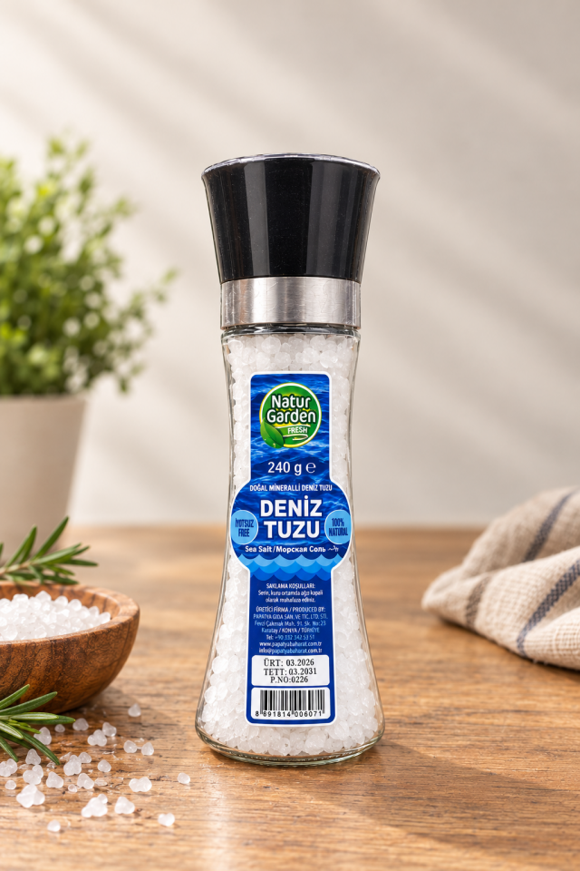 NaturGarden Doğal Mineralli Deniz Tuzu – 240 g