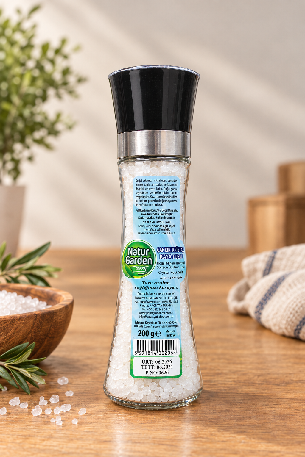 NaturGarden Çankırı Kristal Kaya Tuzu – 200 g